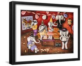 White Elephant Party-Leah Saulnier-Framed Giclee Print