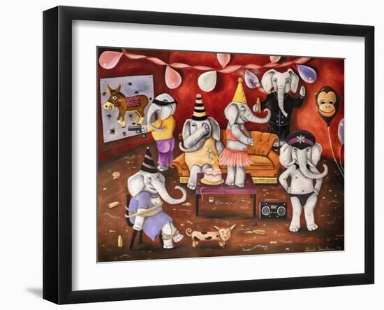 White Elephant Party-Leah Saulnier-Framed Giclee Print