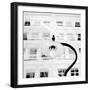 White Facade (B&W)-Erin Clark-Framed Art Print