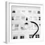 White Facade (B&W)-Erin Clark-Framed Art Print