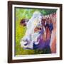 White Face Cow-Marion Rose-Framed Giclee Print