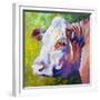 White Face Cow-Marion Rose-Framed Giclee Print