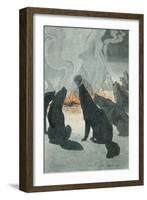 White Fang-null-Framed Art Print