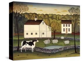 White Farm-Diane Ulmer Pedersen-Stretched Canvas