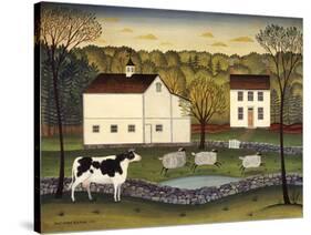 White Farm-Diane Ulmer Pedersen-Stretched Canvas