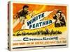 White Feather, Jeffrey Hunter, Robert Wagner, Debra Paget, 1955-null-Stretched Canvas