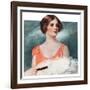 "White Feathered Fan,"December 12, 1925-William Haskell Coffin-Framed Giclee Print