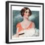 "White Feathered Fan,"December 12, 1925-William Haskell Coffin-Framed Giclee Print