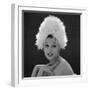 White Feathered Hat, 1960s-John French-Framed Premium Giclee Print