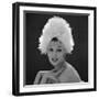 White Feathered Hat, 1960s-John French-Framed Giclee Print