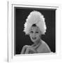 White Feathered Hat, 1960s-John French-Framed Giclee Print