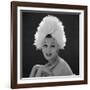 White Feathered Hat, 1960s-John French-Framed Giclee Print