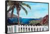 White Fence English Harbour, Antigua, West Indies-Martina Bleichner-Framed Stretched Canvas