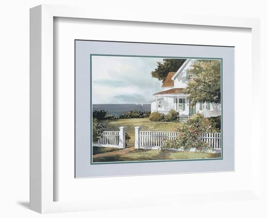 White Fence in Cape Cod-unknown Zazenski-Framed Art Print