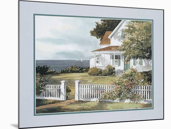 White Fence in Cape Cod-unknown Zazenski-Mounted Art Print