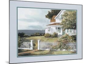 White Fence in Cape Cod-unknown Zazenski-Mounted Art Print