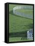 White Fence on Horse Farm, Lexington, Kentucky, USA-Adam Jones-Framed Stretched Canvas