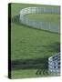 White Fence on Horse Farm, Lexington, Kentucky, USA-Adam Jones-Stretched Canvas