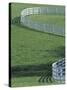 White Fence on Horse Farm, Lexington, Kentucky, USA-Adam Jones-Stretched Canvas