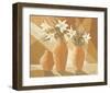 White Fire Lilies-Karsten Kirchner-Framed Art Print