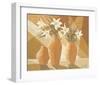White Fire Lilies-Karsten Kirchner-Framed Art Print