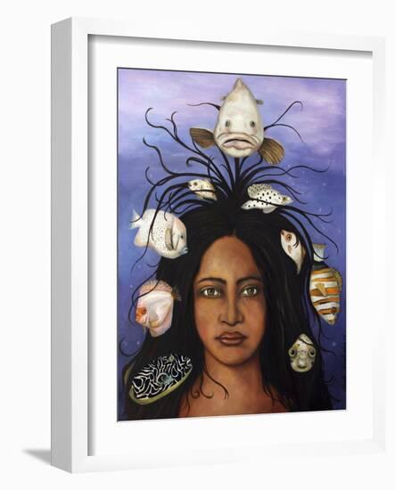 White Fish-Leah Saulnier-Framed Giclee Print