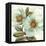 White Floral Bliss I-Lisa Audit-Framed Stretched Canvas