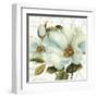 White Floral Bliss II-Lisa Audit-Framed Art Print