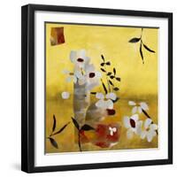 White Floral Collage II-Ruth Palmer-Framed Art Print