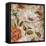 White Floral Inscription I-Elizabeth Medley-Framed Stretched Canvas