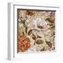 White Floral Inscription I-Elizabeth Medley-Framed Art Print