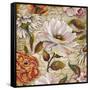 White Floral Inscription I-Elizabeth Medley-Framed Stretched Canvas