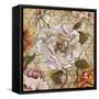 White Floral Inscription II-Elizabeth Medley-Framed Stretched Canvas