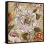 White Floral Inscription II-Elizabeth Medley-Framed Stretched Canvas