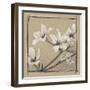 White Floral Study I-Ethan Harper-Framed Art Print