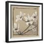 White Floral Study I-Ethan Harper-Framed Art Print