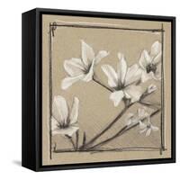 White Floral Study I-Ethan Harper-Framed Stretched Canvas