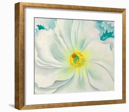 White Flower, 1929-Georgia O'Keeffe-Framed Art Print