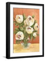 White Flower Glass-Jacob Q-Framed Art Print