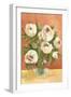 White Flower Glass-Jacob Q-Framed Art Print