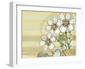 White Flowers 11-Robbin Rawlings-Framed Art Print