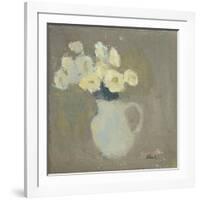 White Flowers, 2016-Michael G. Clark-Framed Giclee Print