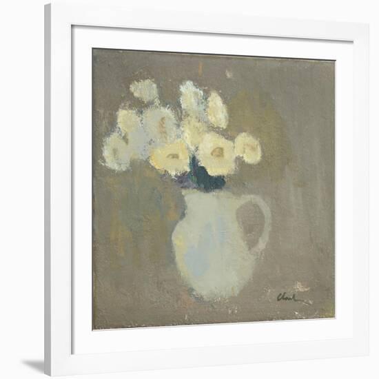 White Flowers, 2016-Michael G. Clark-Framed Giclee Print