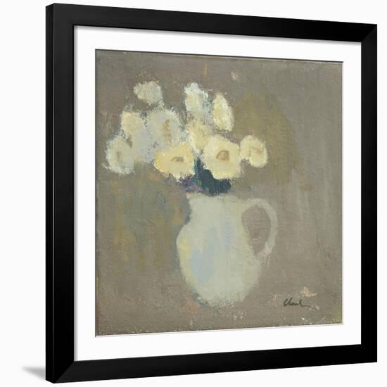 White Flowers, 2016-Michael G. Clark-Framed Giclee Print