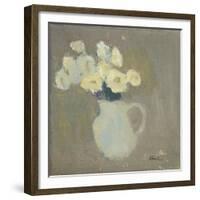 White Flowers, 2016-Michael G. Clark-Framed Giclee Print