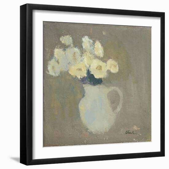White Flowers, 2016-Michael G. Clark-Framed Giclee Print