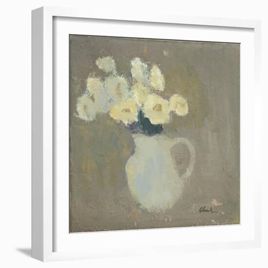 White Flowers, 2016-Michael G. Clark-Framed Giclee Print