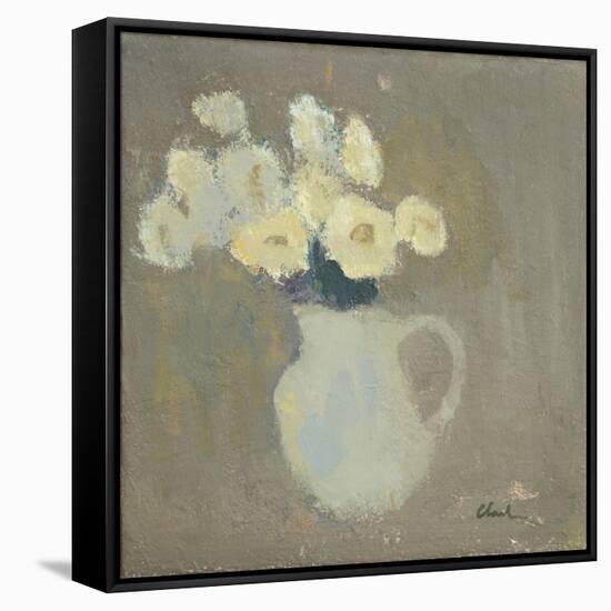 White Flowers, 2016-Michael G. Clark-Framed Stretched Canvas