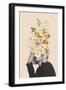 White Flowers Bouquet-Frida Floral Studio-Framed Giclee Print