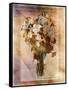 White Flowers in a Vase-Colin Anderson-Framed Stretched Canvas